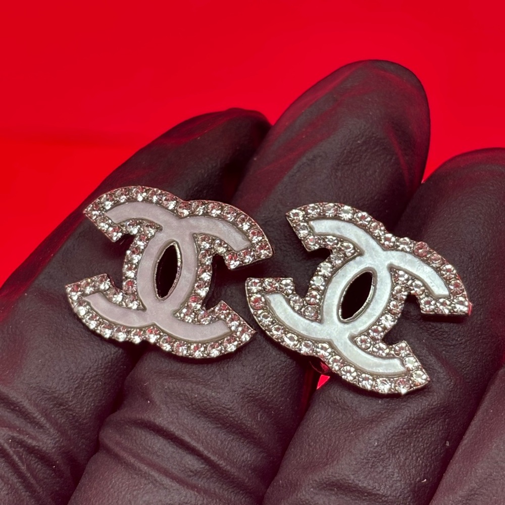 CC silver cute women’s Luxury earrings